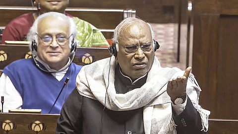 Leader of the Opposition in Rajya Sabha Mallikarjun Kharge