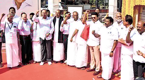 Chief Minister MK Stalin unveiled the statue of Karl Marx at Connemara Public Library, Egmore Museum complex, on Friday