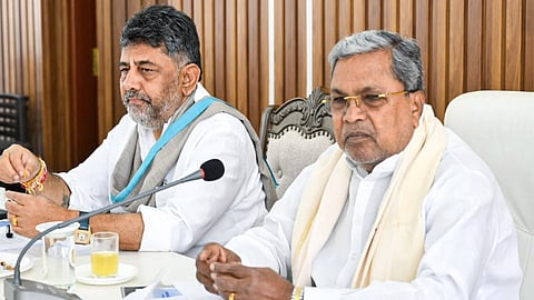Chief Minister Siddaramaiah and Deputy Chief Minister DK Shivakumar