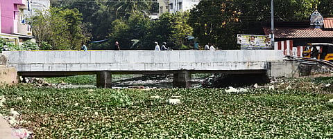 Currently, a small concrete structure is the only link 5,000 families living in the area depend on.