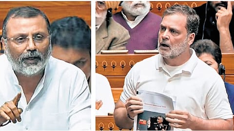 Leading this initiative is BJP Lok Sabha MP Dr Nishikant Dubey, who has amassed a sizeable collection of such books and has been at the forefront of presenting them as evidence of what the BJP describes as the Congress’s troubled political legacy.