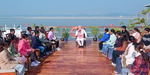 Self-confidence, health, discipline key to success: PM Modi to Assam students at Pariksha Pe Charcha