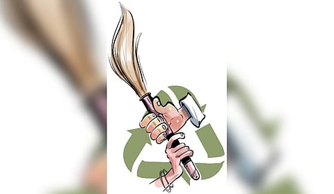 The row underscores how symbolism matters as much as slogans in campaigns.