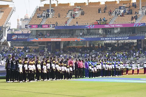A large crowd turned up during T20 World Cup matches at MA Chidambaram Stadium