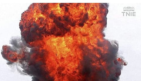 The accident occurred while Madesh transported fireworks from the manufacturing unit to the storage area, about 500 metres away.