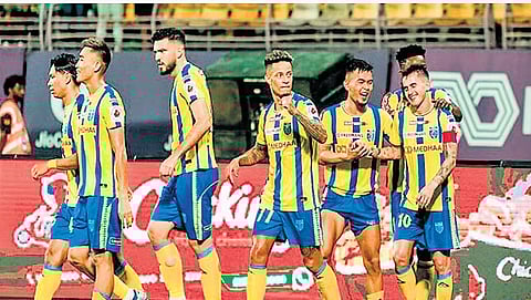 Kerala Blasters FC team.