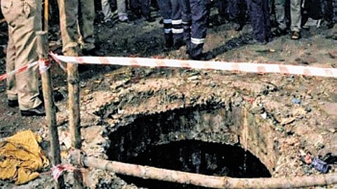 The incident was reported on Tuesday at 2:36 pm to Begumpur police, after the person went missing and was suspected to have fallen into a sewer on the DDA land.