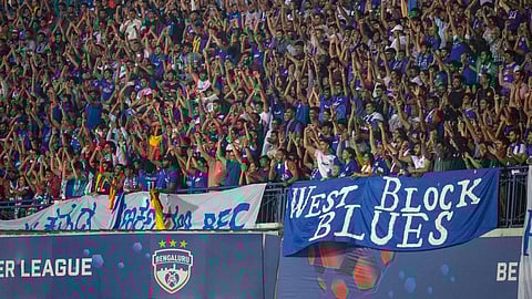 West block blues cheer for Bengaluru FC
