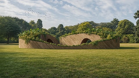 'Sacred Nature' pavillion at Delhi's Sunder Nursery