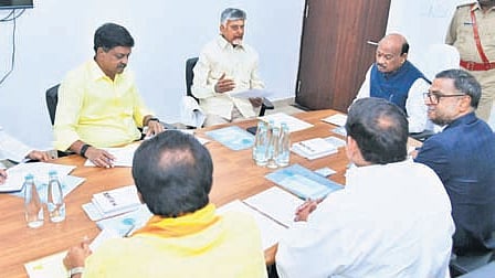 The Business Advisory Committee meet of the AP Legislative Assembly being held under the chairmanship of Speaker Ch Ayyanna Patrudu on Wednesday.