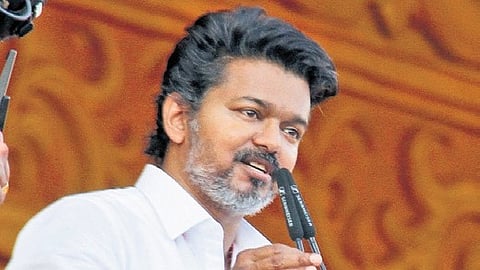 Tamilaga Vettri Kazhagam (TVK) chief Vijay.