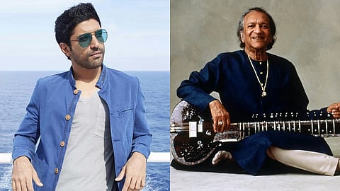 Farhan Akhtar (L), Ravi Shankar