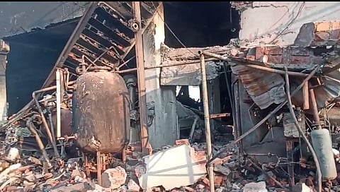 The incident took place when two massive reactors inside the plant exploded with a deafening sound.