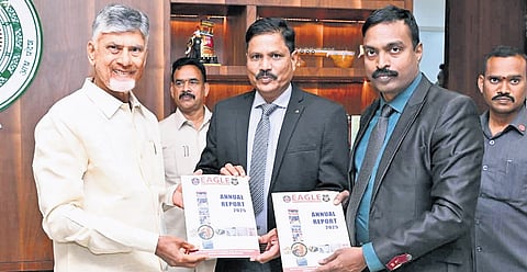 After the release, Naidu congratulated the EAGLE team for its measurable achievements and for institutionalising a technology-enabled, intelligence-driven anti-narcotics framework.