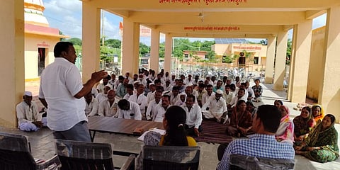 Gram Sabha meeting at Soundala village