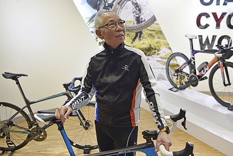 King Liu, chairman of the world's biggest bicycle maker Giant