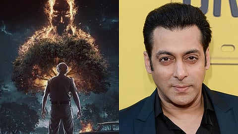 A poster for Rakkasapuradhol (L) and Salman Khan (R)