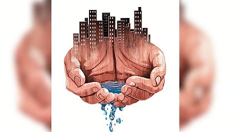 Automatic reading and electromagnetic flow meters will be installed to monitor the amount of drinking water supplied to the new connections.