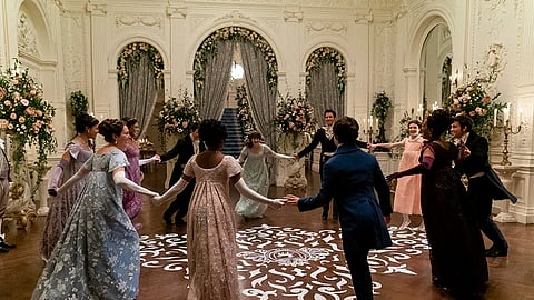 A still from 'Bridgerton'