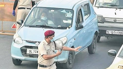 Around five cases were lodged every day against motorists found driving against the designated flow of traffic.