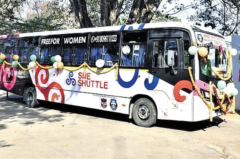 The vehicle is fitted with GPS to enable real-time tracking of its location and schedule.