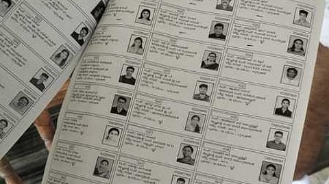 Image of voters' list used for representational purposes only.