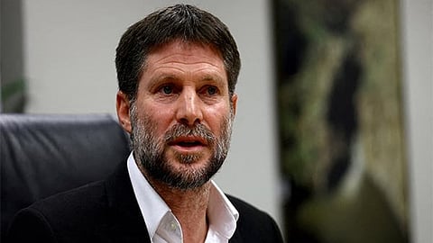 Israeli far-right Finance Minister Bezalel Smotrich.