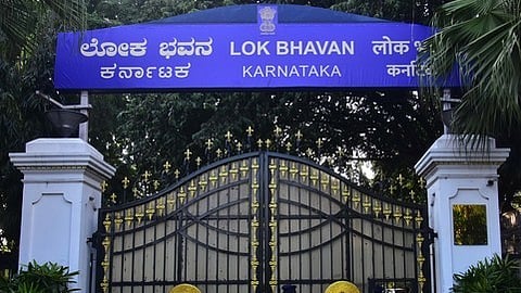 Karnataka Lok Bhavan in Bengaluru.