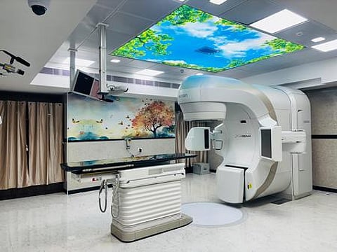 The hospital installed a Linear Accelerator (LINAC) at a cost of Rs 22.96 crore, a brachytherapy unit imported from Germany at Rs 4 crore.