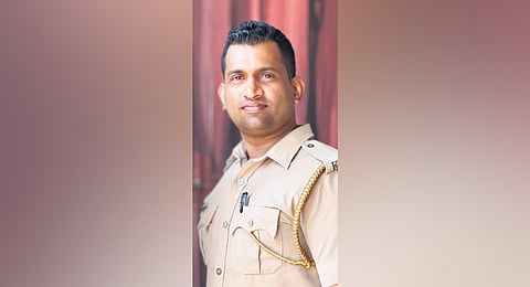 Khaleefa Udinur, senior civil police officer with Kasaragod Traffic Enforcement Wing