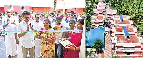 CM made Perumalapuram camp inmates to inaugurate houses built for them.