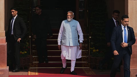 Prime Minister Narendra Modi on Wednesday left for Israel for a two-day visit