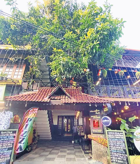 The childhood house of K J Yesudas in Fort Kochi