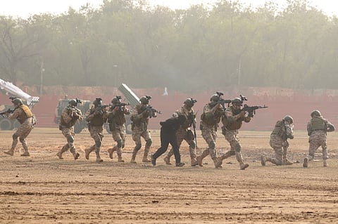 The event highlighted Western Command’s evolving operational capabilities across surveillance, precision firepower, rapid force mobilisation and integrated multi-domain warfare.