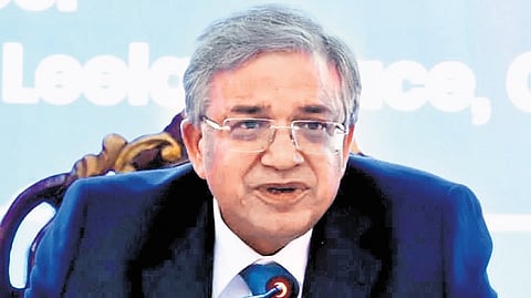 CEC Gyanesh Kumar during the meet with parties on Thursday