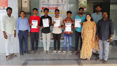 Out of the 104 candidates finally selected, 20 candidates received on-the-spot offer letters during the Job Mela.