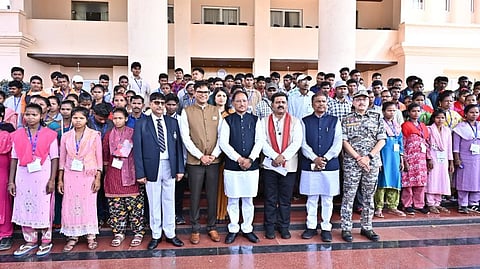 120 former Maoists visited the Chhattisgarh Legislative Assembly on Friday to witness proceedings.