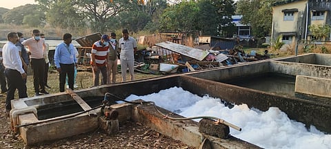 Upa Lokayukta also observed the plight of residents affected by contamination of the Indrani river. Indira, a local resident, said none in the locality could use well water from past many years now.