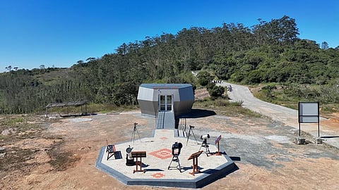 With its elevated terrain, dense forest cover and minimal urban light disturbance, Kolli Hills was identified as an ideal location after detailed ecological and sky visibility assessments.