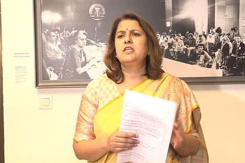 The opposition party's social media department head, Supriya Shrinate, said a witch-hunt has been carried out against it, using fake news, in the past 48 hours.