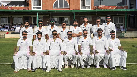 Ranji Trophy winners: Jammu and Kashmir team in Hubbali