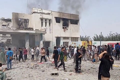 “This destroyed building is a primary school for girls in southern Iran, bombed in broad daylight while packed with young pupils. Dozens of innocent children were killed here. These crimes against the Iranian people will not go unanswered,” Araghchi said in a post on X sharing this image.