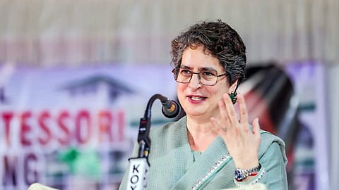 Congress General Secretary Priyanka Gandhi Vadra condemned the US and Israeli airstrikes targeting Iran.