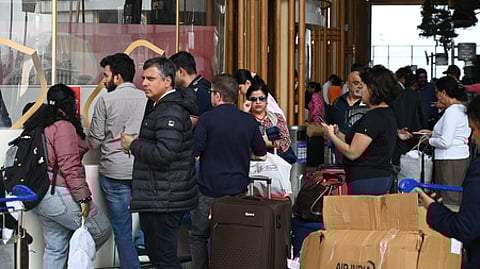 Passengers stranded at Kempegowda International Airport