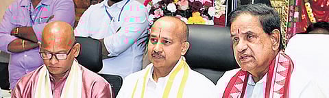 The TTD Trust Board meeting under the Chairmanship of BR Naidu, approves Rs 5,456.26 crore budget for the financial year 2026-27