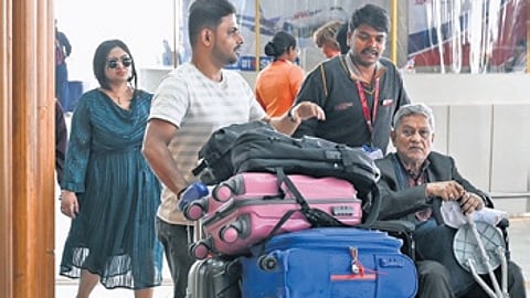 Passengers stranded at KIA in Bengaluru on Sunday