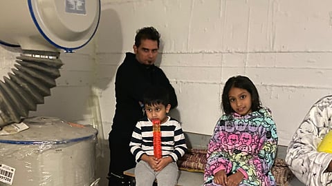 Laveena Mendonza, from Karkala, is stuck in Salmiya, Kuwait, with her husband Franky D’Souza and their 11-year-old daughter, unable to go to work as her employer has asked her to stay home until the situation stabilizes.