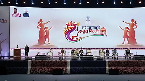 Addressing the gathering at the "Sashakt Nari, Samriddh Delhi" programme, Murmu said initiatives like free bus travel and integrated transport access would strengthen women's independence and safety.