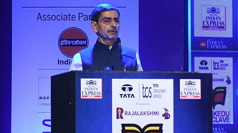 Tamil Nadu Governor RN Ravi delivering the inaugural address at the 14th edition of the ThinkEdu Conclave.