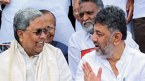 CM Siddaramaiah and Dy CM Shivakumar